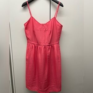 J.Crew coral dress with pockets, Size 2